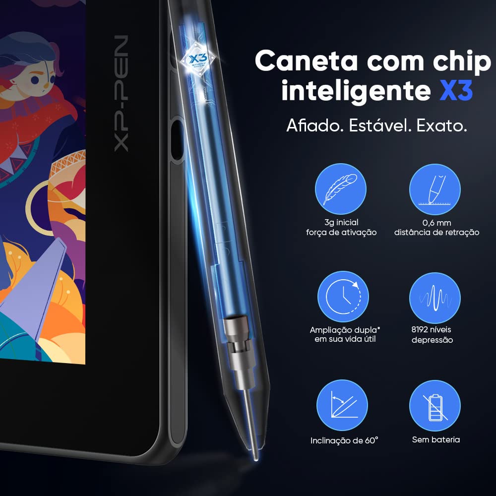 XP-Pen Artist 13 2nd Generation Grafik Tablet : Amazon.com.tr