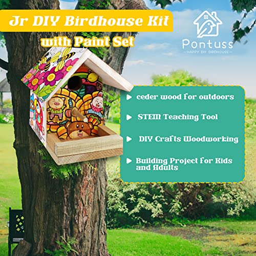 DIY-Birdhouse-Kit-with-Paint-Set-Kids-Wood-Craft-Kits-Make-a-Bird-House-Kit-for-Kids-DIY-Woodcraft-Building-Projects-for-Kids-and-Adults-STEM-Teaching-Tools DIY Birdhouse Kit with Paint Set Kids Wood Craft Kits Make a Bird House Kit for Kids DIY Woodcraft Building Projects for Kids and Adults STEM Teaching Tools