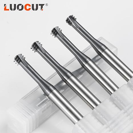 5pcs UNC8-32 Thread Mill Cutter Solid Carbide Coating for Steel Stainless