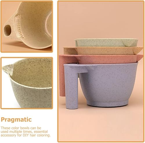 Miniatura 2 de 2 unids Herramientas de tinte para el cabello, cuenco de tinte para el cabello, cuenco de tinte para el cabello, color rubio brillante, en polvo