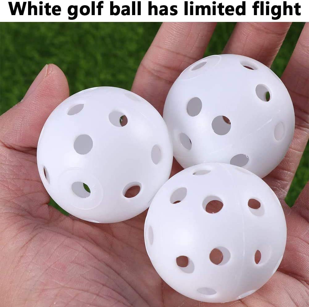 ProLeo Piłki golfowe do ćwiczeń i ćwiczeń, 24 sztuki, do jazdy samochodem, treningu swingowego, wewnątrz lub na zewnątrz