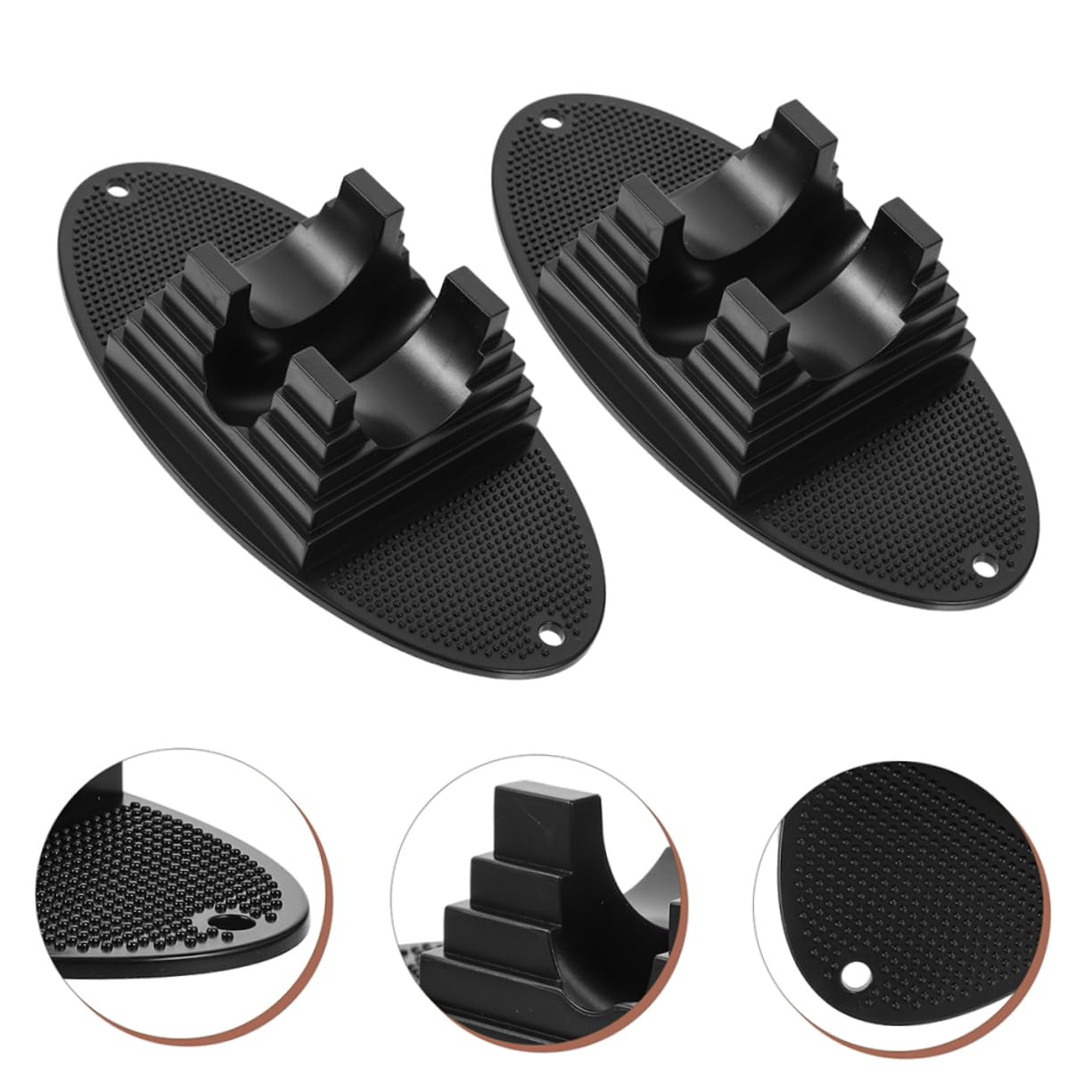 Sosoport Supporto per Monopattino 3pezzi in PC Nero Design Salvaspazio e Installazione Facile, per Parcheggio in Garage e Uso Quotidiano
