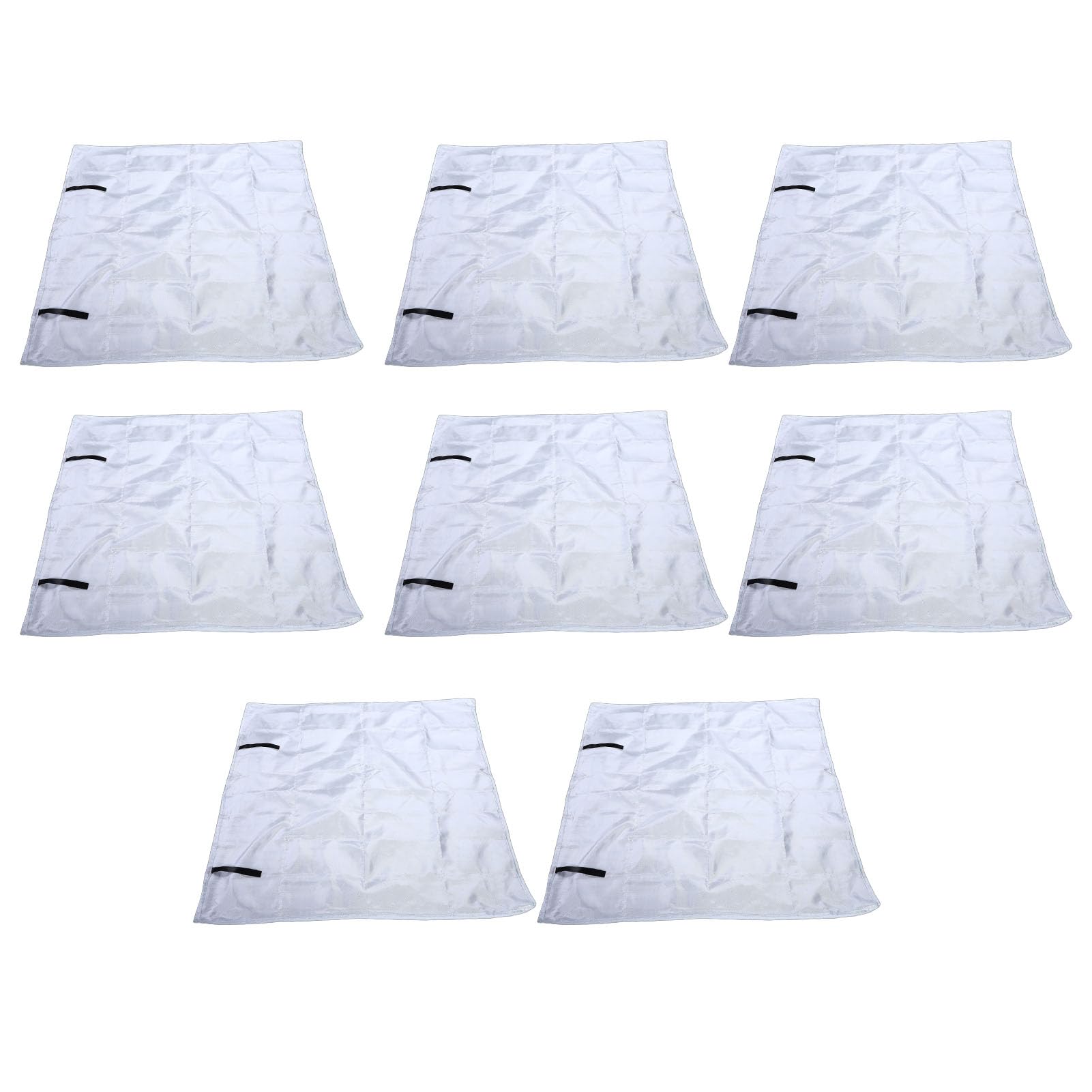 Topiky Paquete de 8 Mantas Ignífugas de Fibra de Vidrio de 1 M X 1 M para la Cocina del Hogar, Mantas Ignífugas de Emergencia para Acampar, Manta Ignífuga Resistente Al Calor con Bolsas de