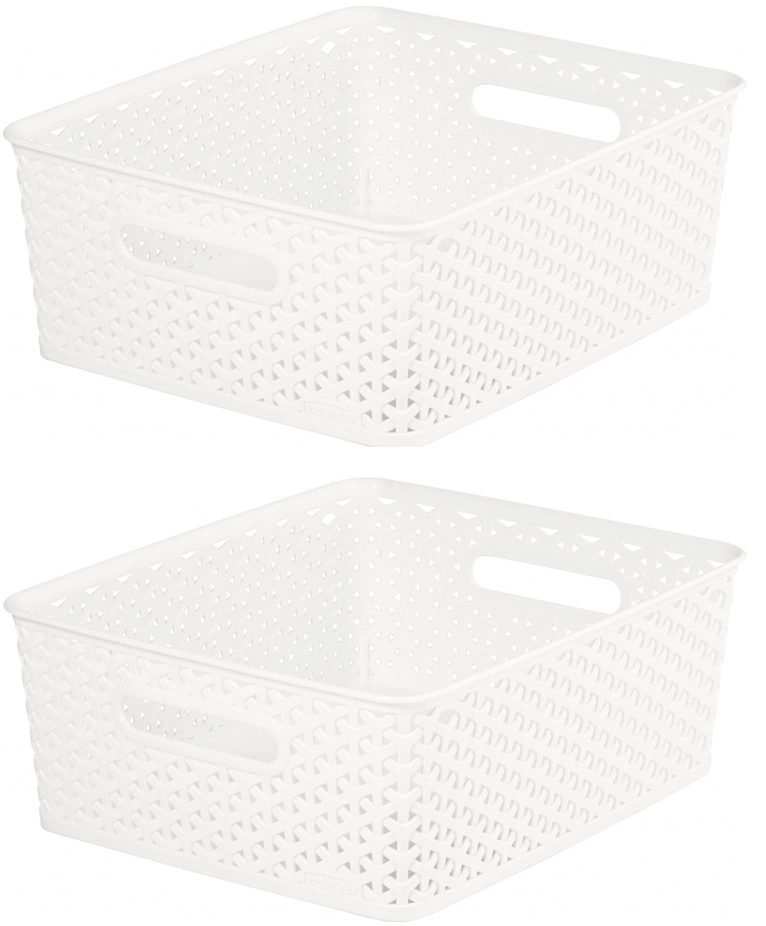 Curver Cream 2 X 12L Basket