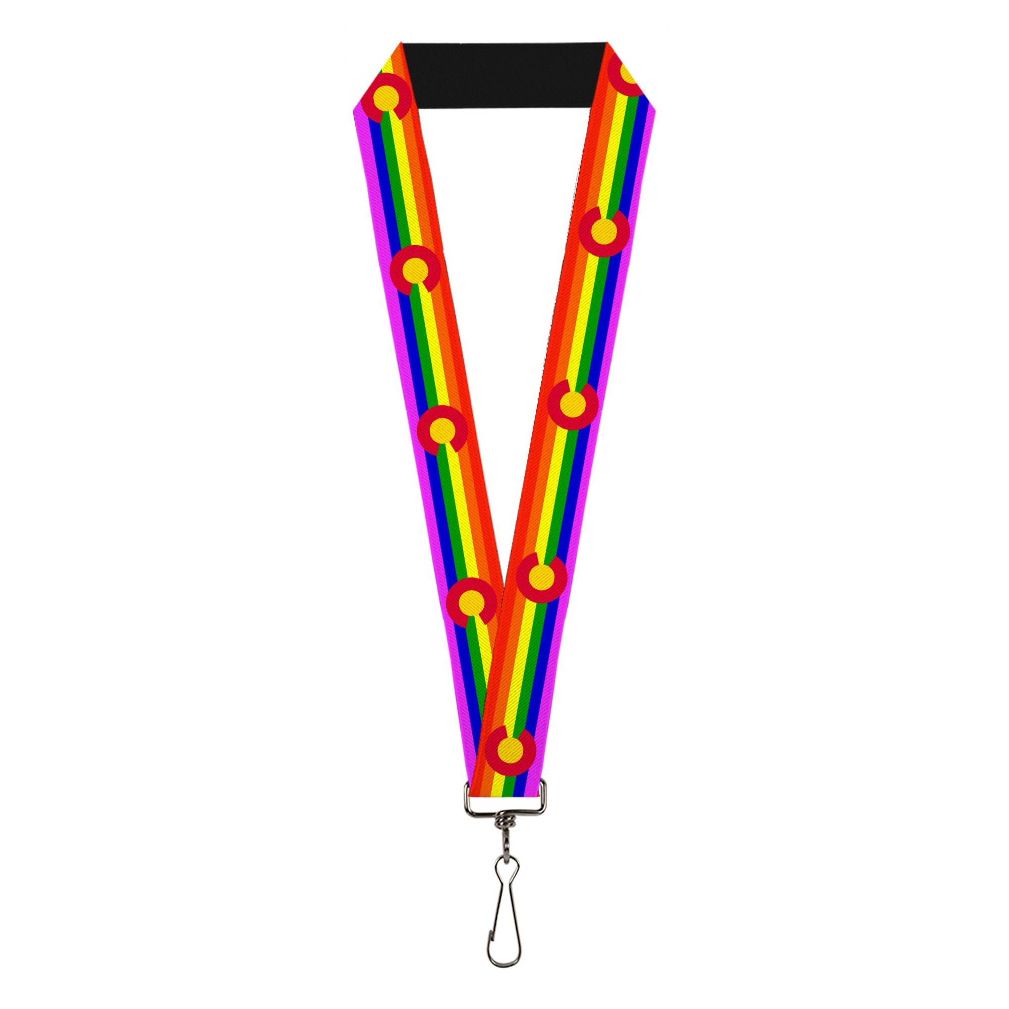 Buckle-Down Lanyard-1.0"-Colorado Flags2 Pride