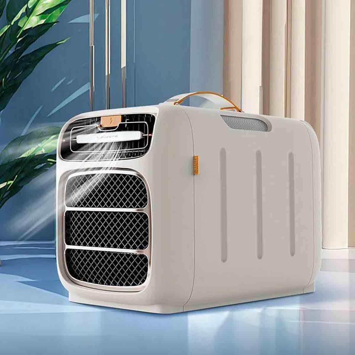 Bdcpmt Cooling Mobile Air Conditioner, Portable Camping Air Conditioner, No Drainage Required And Remote Control, For Rv, Bedroom, Office, Tents & Small Rooms(Cooling)
