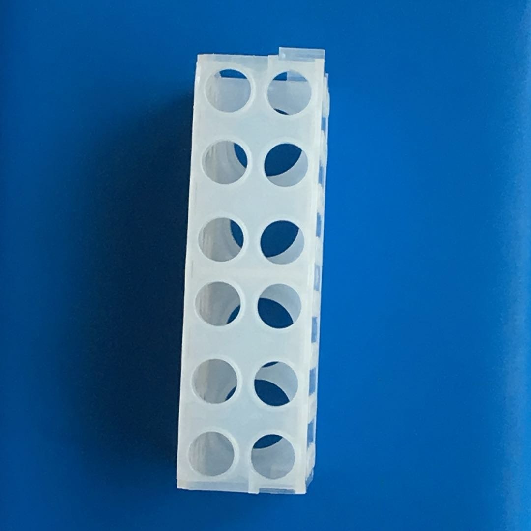 Portaprovette multi-funzionale Provetta Holder Plastica provette multifunzione 4 WAY provette di plastica (bianco)