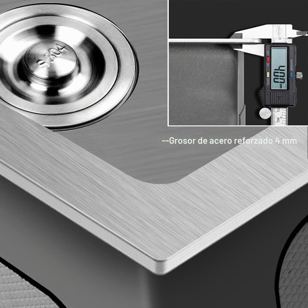 Acero De Lavandería Piscina Balcón Del Hogar Inoxidable Fregaderos De Lavandería Con Lavabo Lavadero Fácil De Limpiar Doble Fregadero De Lavandería Piscina Regalo