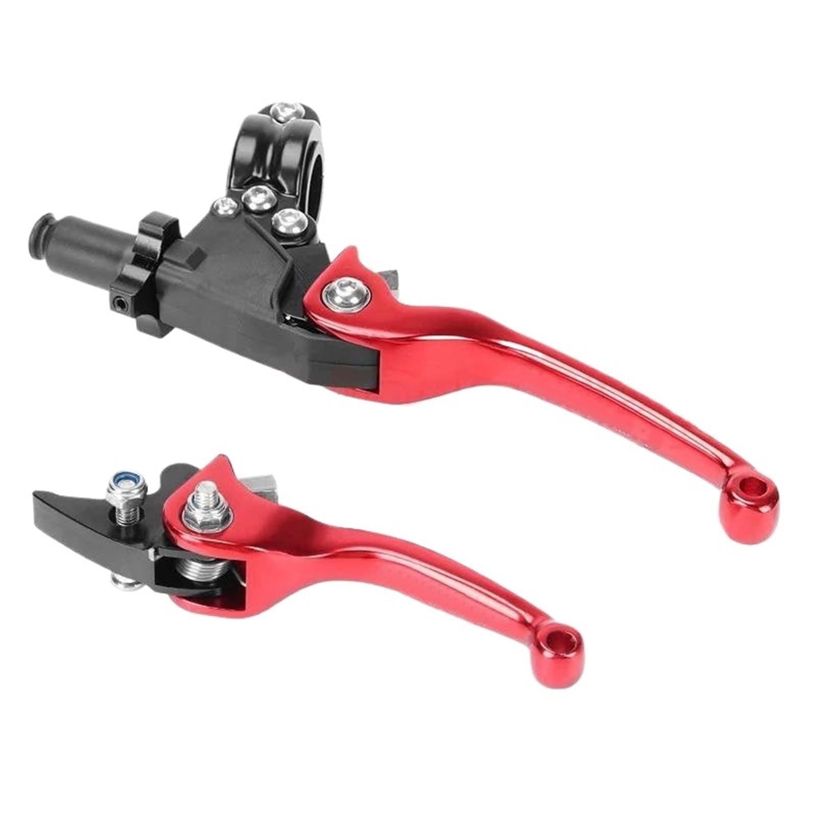 FOYMGMSPAP for ZX6R for ZX636 for ZX10R for ZX25R for ZX 6R for ZX 636 for ZX 10R for ZX 25R Handle Anti-Fall Brake Handle Clutch Brake Clutch Grips Levers(Red)