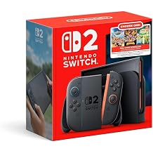 Nintendo Switch 2 + Mario Kart World Bundle with Bonus HDMI Cable &amp; Screen Cleaning Cloth