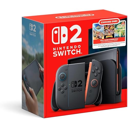 Nintendo Switch 2 + Mario Kart World Bundle with Bonus HDMI Cable & Screen Cleaning Cloth