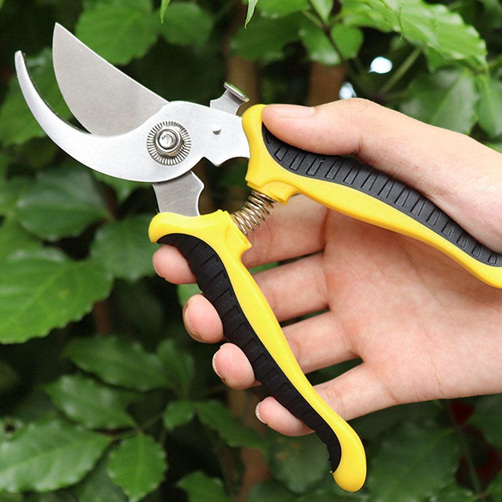Tijeras de podar afiladas, tijeras de jardín, podadoras de árboles, tijeras de podar multifuncionales, tijeras de mano para jardinería