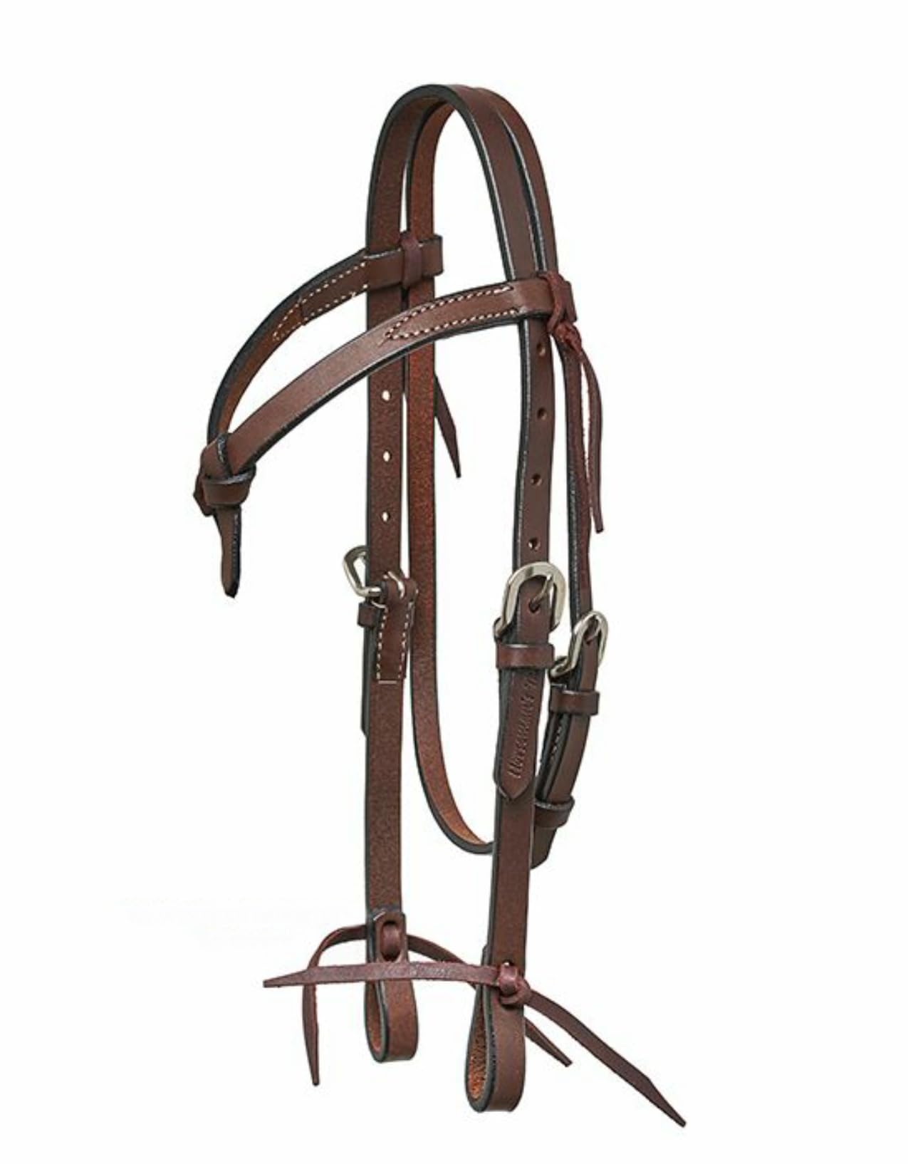 Pony Kopfstück geknotetes Stirnband, dunkel