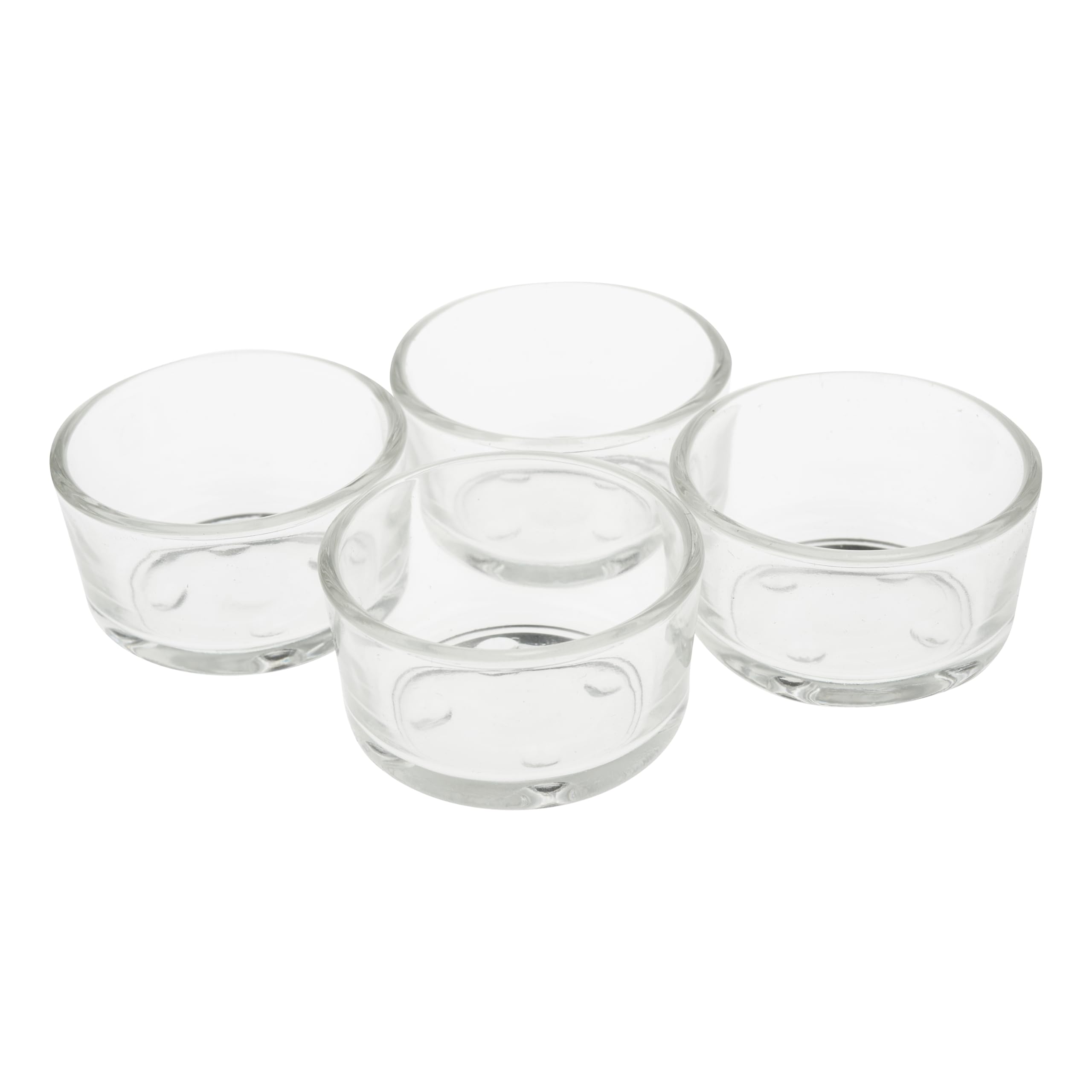 Porte-Bougies Chauffe-Plat En Verre – Lot De 12 – Doré – Pour Bougies Votives Ou LED – Décoration Noël, Mariage, Fêtes