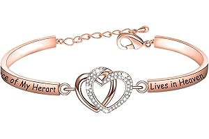 A Piece of My Heart is in Heaven Memorial Bracelet