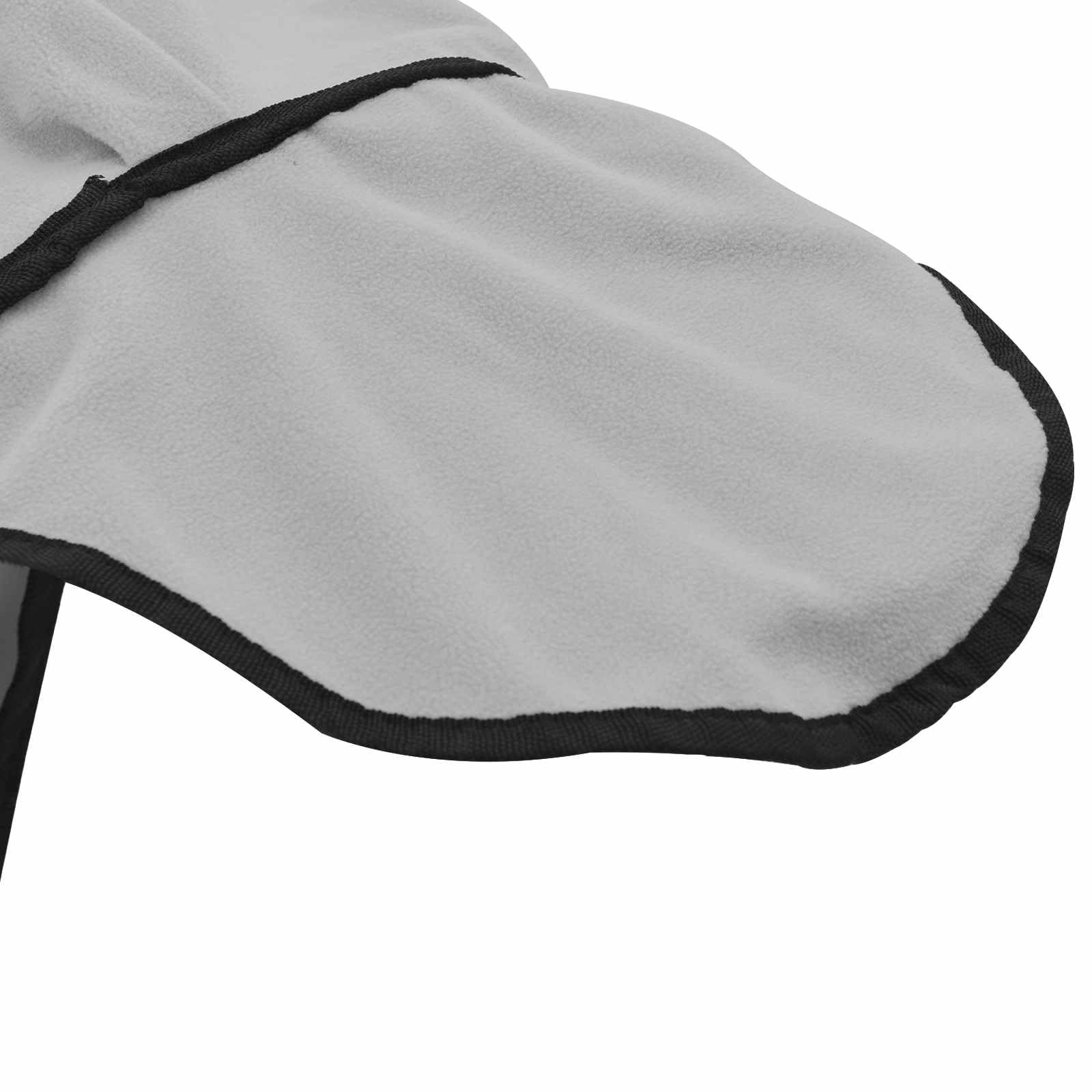 Manta para caballo gris claro y rosa, 75 cm, poliéster con forro transpirable y material impermeable para establo, pasto y transporte, con cierre ajustable en el pecho