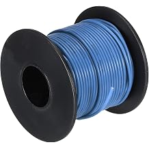 MECCANIXITY 20 Gauge Silicone Wire 20AWG Electrical Stranded High Temperature Hookup Tinned Copper 30m/100ft Blue Spool for Model and DIY Wiring