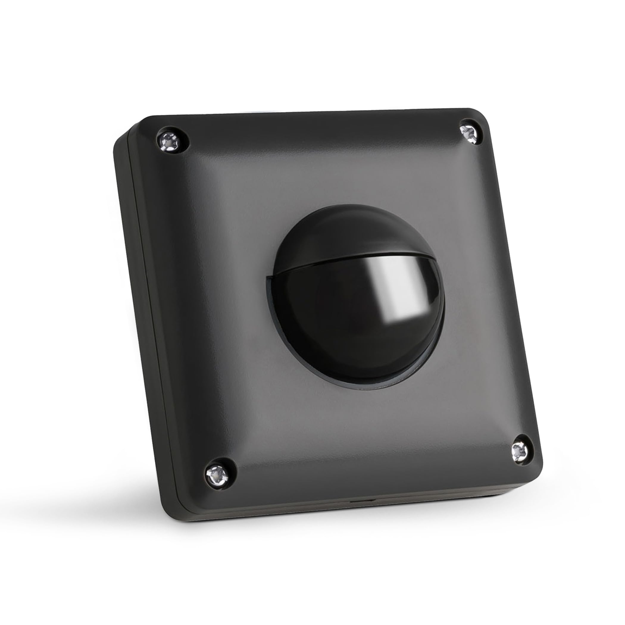 Sebson Anthracite Pir Sensor Outdoor Ip65 - Wall Flush Mounted 53X53x23mm, Programmable, Range 10M/190° - Infrared Motion Sensor For Led Lights, 3-Wire