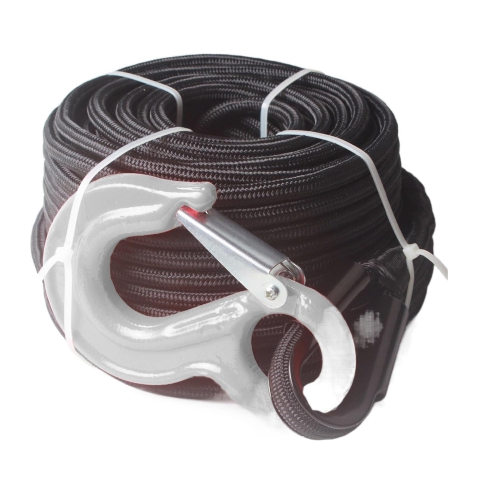 Corde de treuil synthétique 12mm 30m UHMWPE pour remorquage 4x4 et treuillage