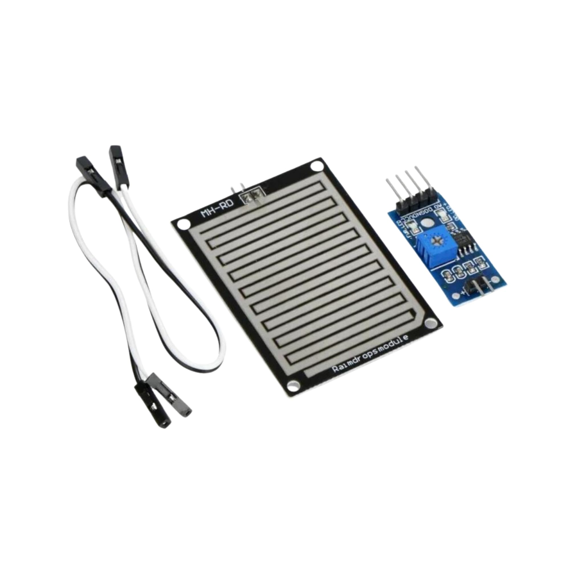 Lalitha rain sensor module for diy & school projects | Raindrop detection sensor compatible with uno | Rain module weather module Humidity For Arduno - Image 3 thumbnail