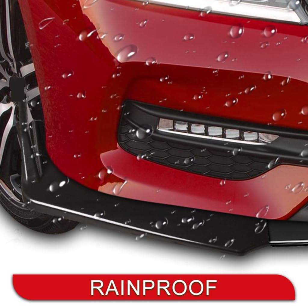Auto Labbro Paraurti Anteriore Spoiler per Alfa Romeo 159 2005-2012,Anticollisione Spoiler Diffusore Kit Corpo Auto Accessori Esterni,A-Black