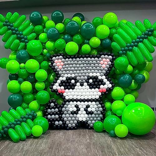 Image of KALOR Lime Green Balloons,100 Pcs 5 Inch Mini Matte Latex Balloons for Balloon Garland Arch, Birthday Decoration, Wedding Party, Baby Shower Decorations