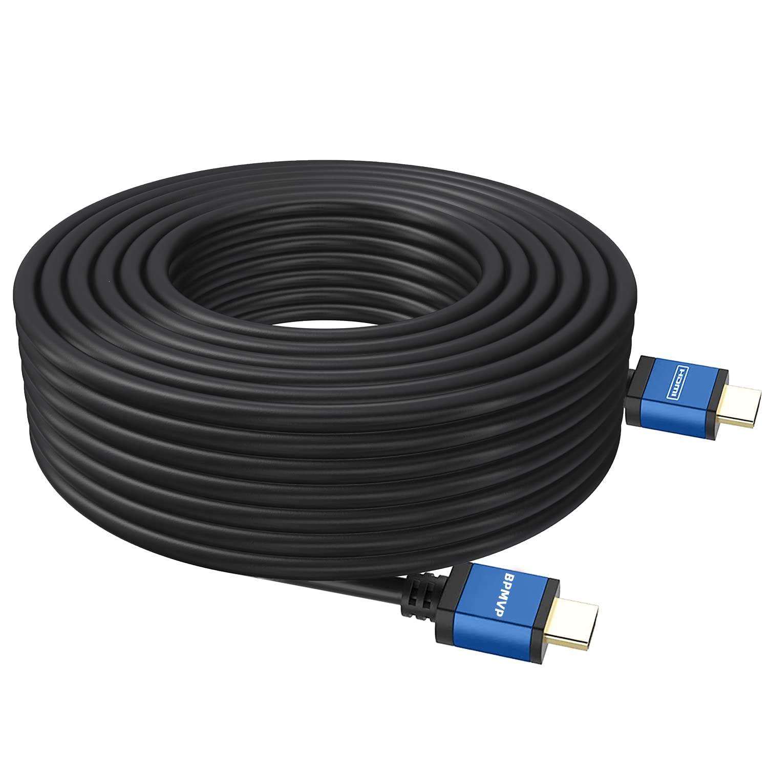 BPMVP Cavo HDMI 4K 10,6 m Ultra HD ad alta velocità 4K60Hz HDMI 2.0 con supporto booster di segnale 4K, 2160P, 1080P, 3D, Ethernet e ritorno audio (ARC), HDR, larghezza di banda 18Gbps