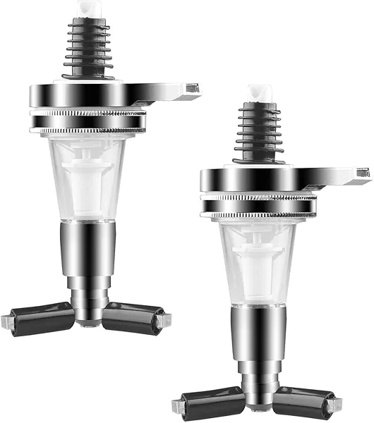 Liquor Dispenser Replacement Nozzle 0.8oz/25ml Shot Wine Dispenser Bar Butler Carousel Parts for Bottle Holder Alcohol Caddy 2 Pack by GWENBHMTOOL