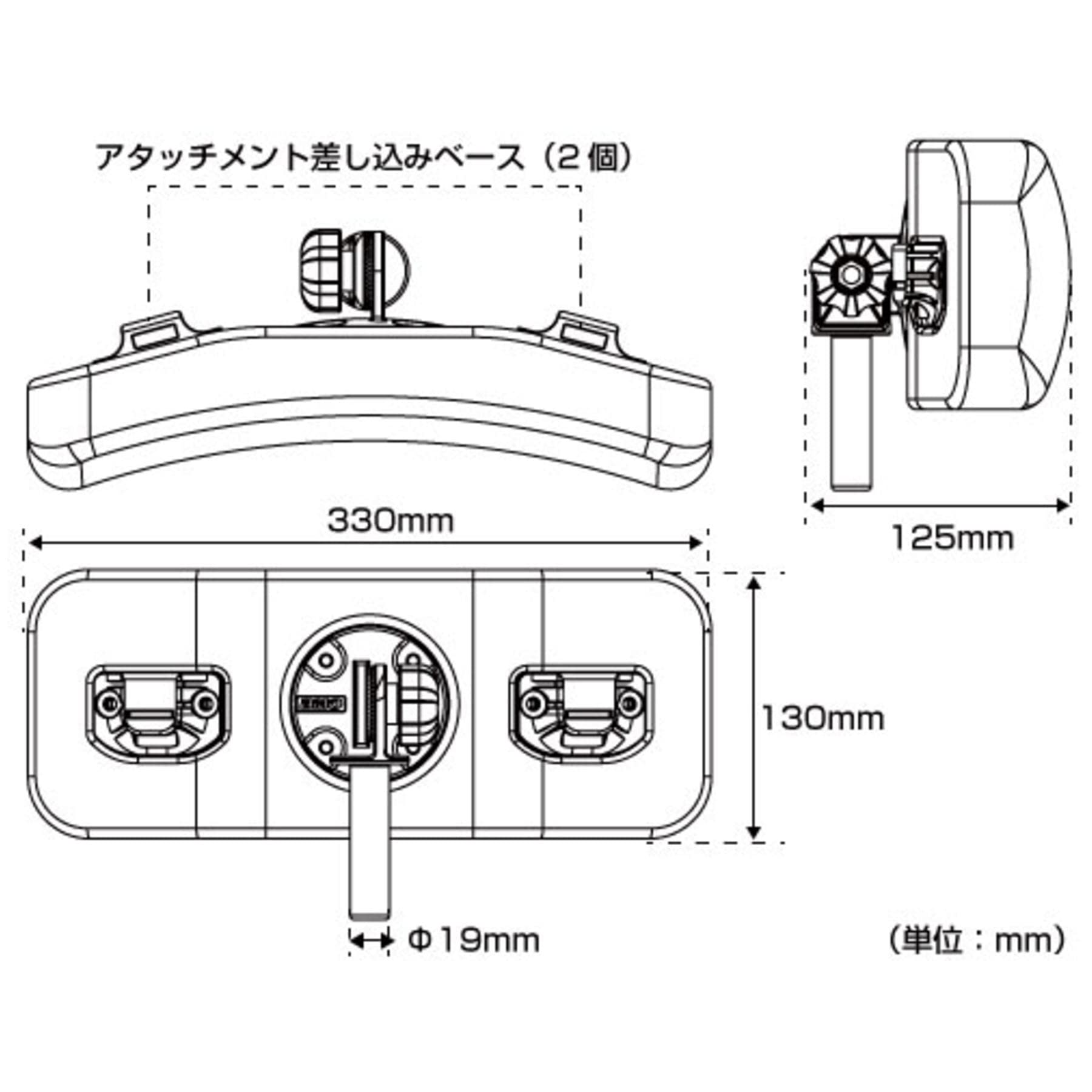 Amazon | BMO JAPAN(ビーエムオージャパン) バスボート用 バックレスト 