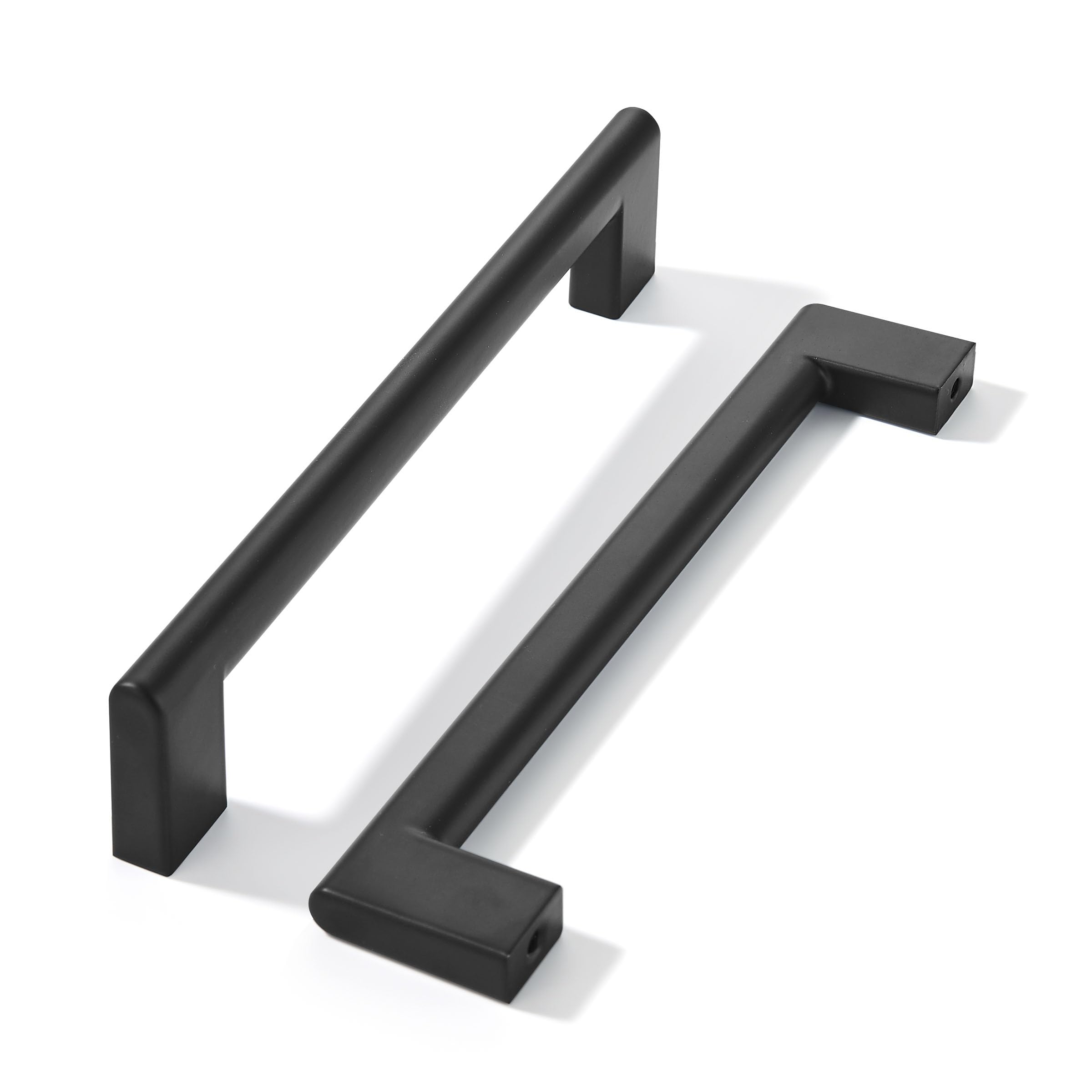 KHTUMEWARE-80296 Matte Black Cabinet Pulls CTC 5 in (128 mm) 10-Pack