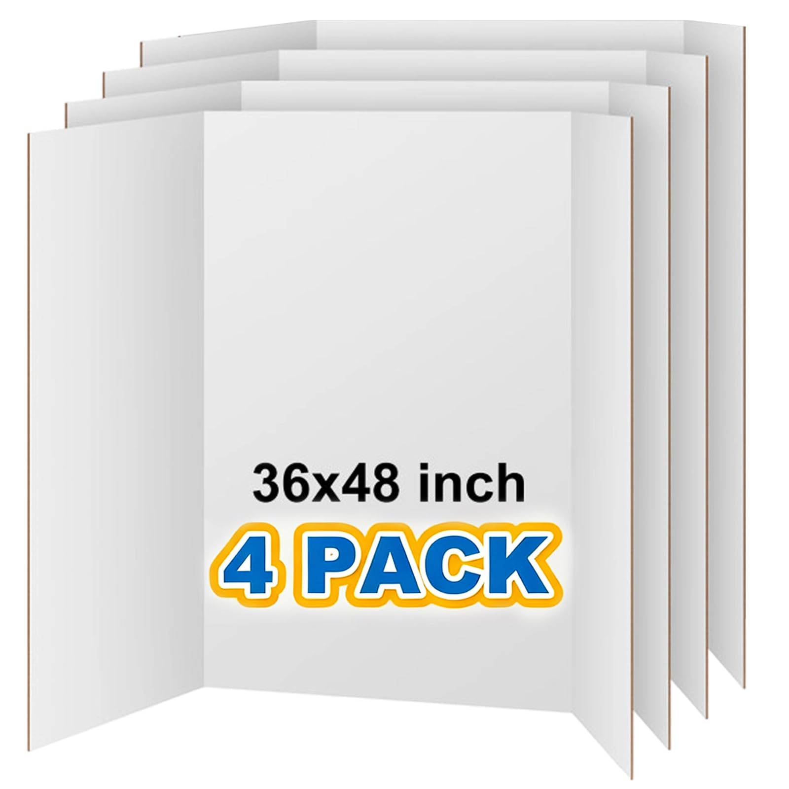 Kit de 4 tableaux d'affichage triptyques blancs et légers VinTS - 8