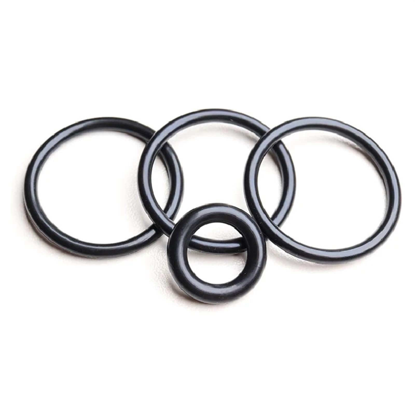 Arandela de sellado de 2,4 mm, junta tórica de nitrilo de alta resistencia al aceite, junta tórica de sello de goma NBR, espesor 2,4 mm, accesorios de hardware OD 6-150 mm(OD 64MM (20PCS)_2.4MM),Mate