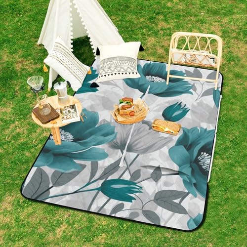 Couverture de pique-nique imperméable pliable pour voyage et plage - 8