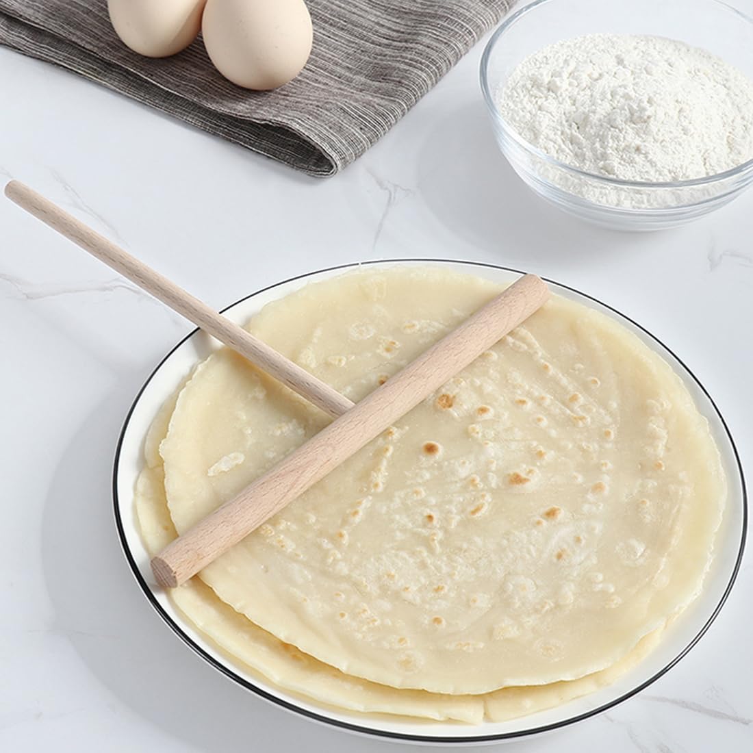 Esparcidor De Panqueques De Madera En Forma De T De 2 Piezas, Esparcidor De Crepes, Accesorios Para Crepes, Herramienta De Cocina Diy