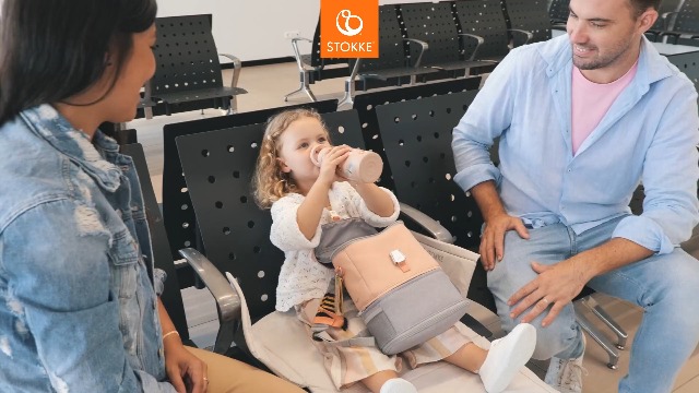 Stokke Jetkids Bedbox - Kids Ride-On Suitcase & Travel Bag, Helps