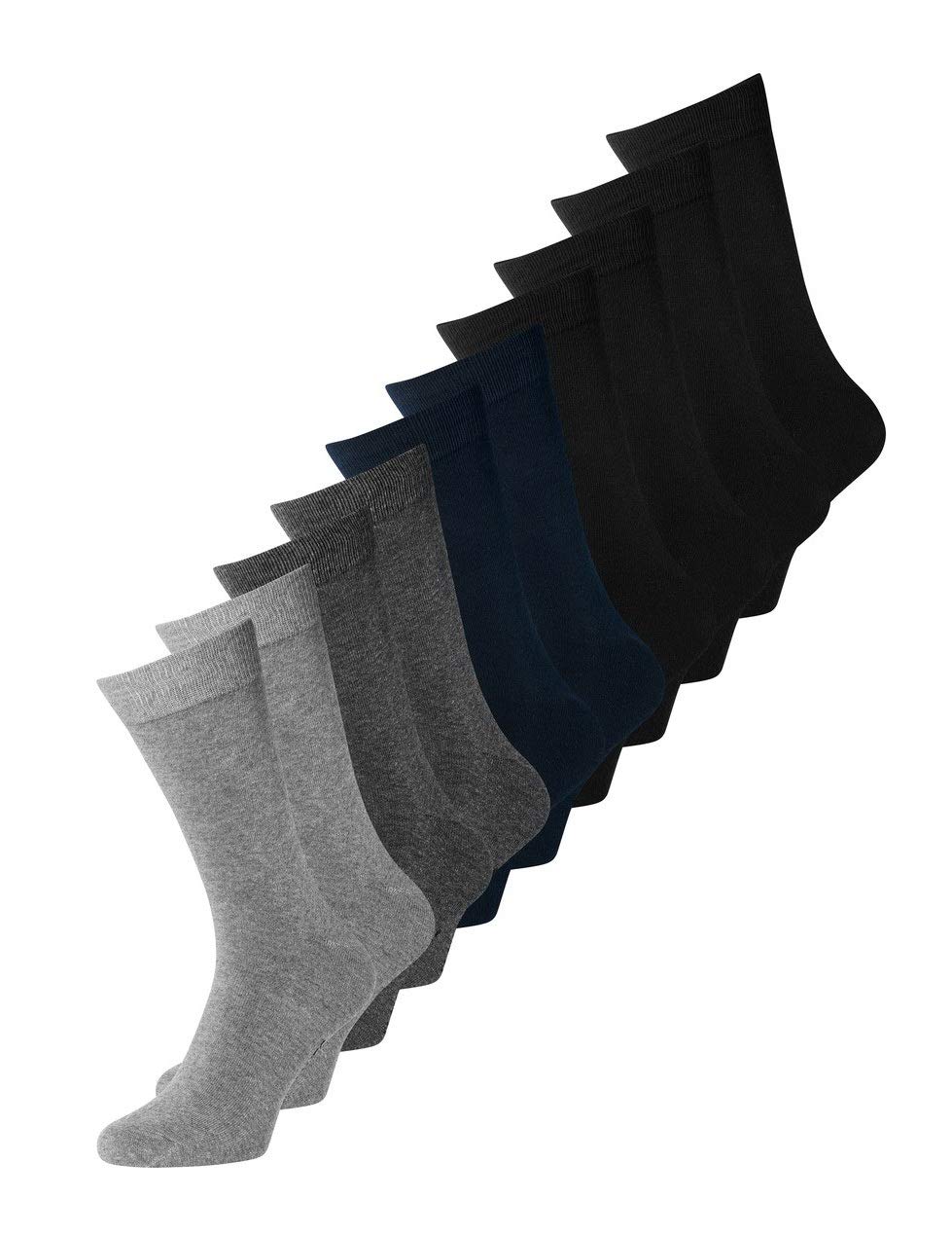 JACK & JONES JACJENS SOCK 10 PACK NOOS Uomo Calzini multicolore