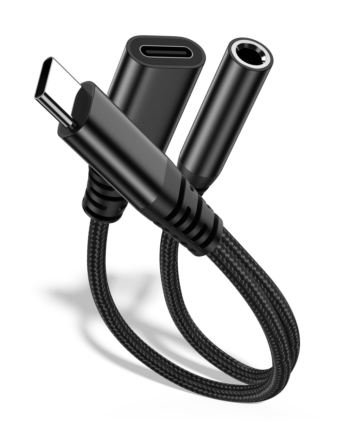 Adaptateur USB-C Vers Jack 3,5 Mm Avec Charge Rapide PD – Pour écouter Et Charger En Même Temps