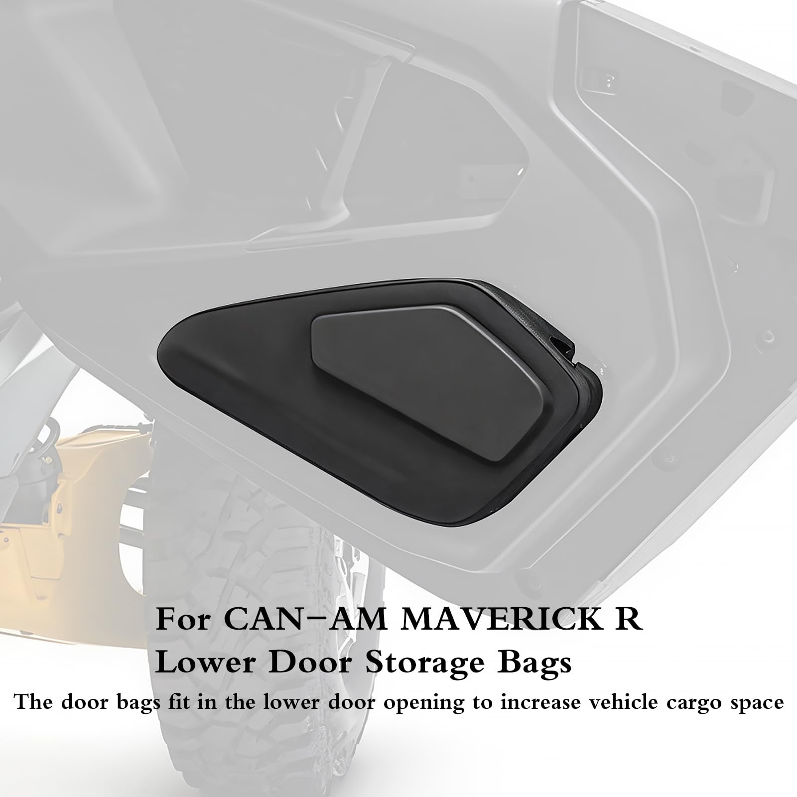 Amazon.com: FWXEOZ Lower Door Bags for Can Am Maverick R UTV Black