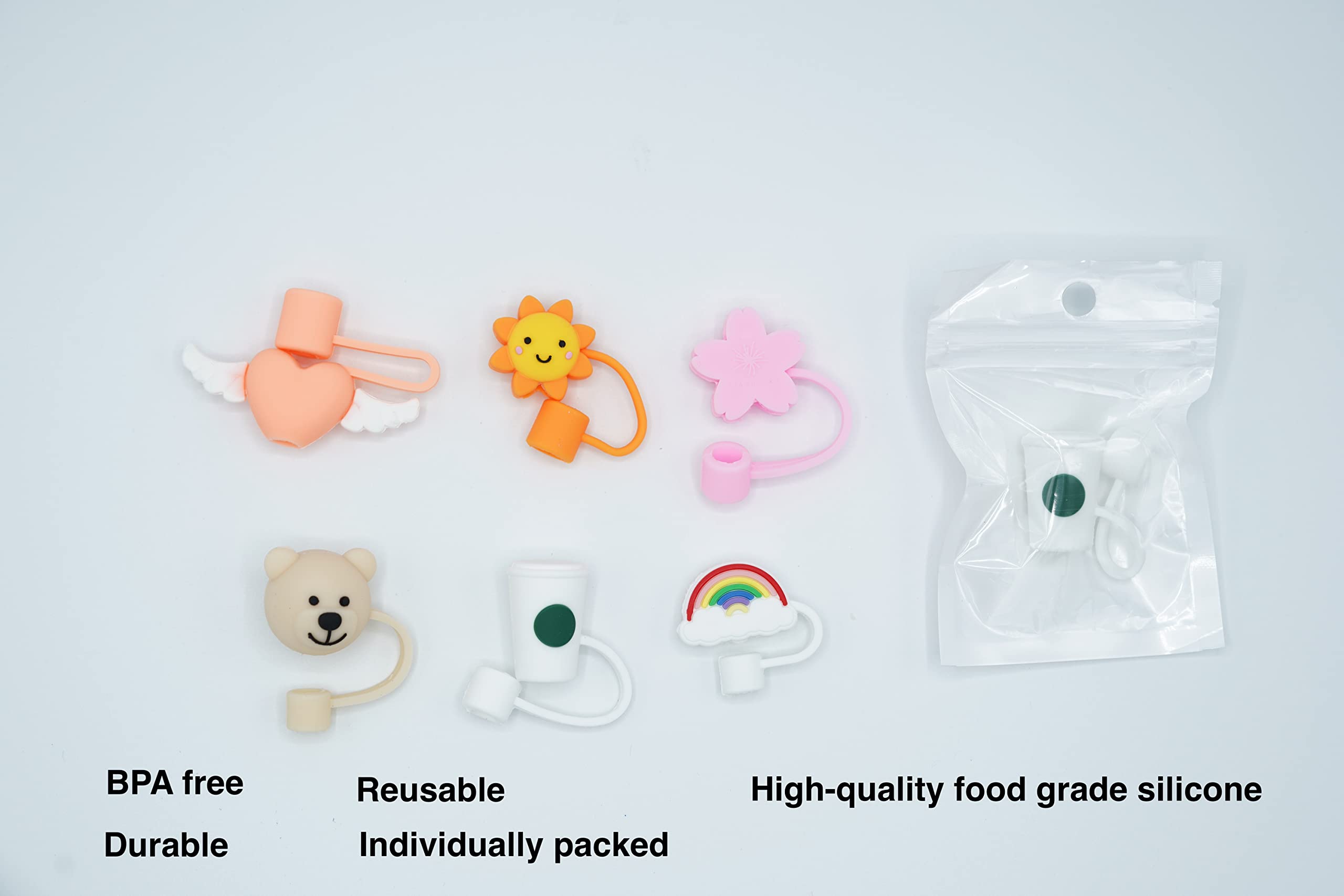 KawaiOnO 24oz Venti Plastic Studded Cup| Double Wall Studded Tumbler with Lid, Straw Cap, and Straw| BPA Free (Sakura)