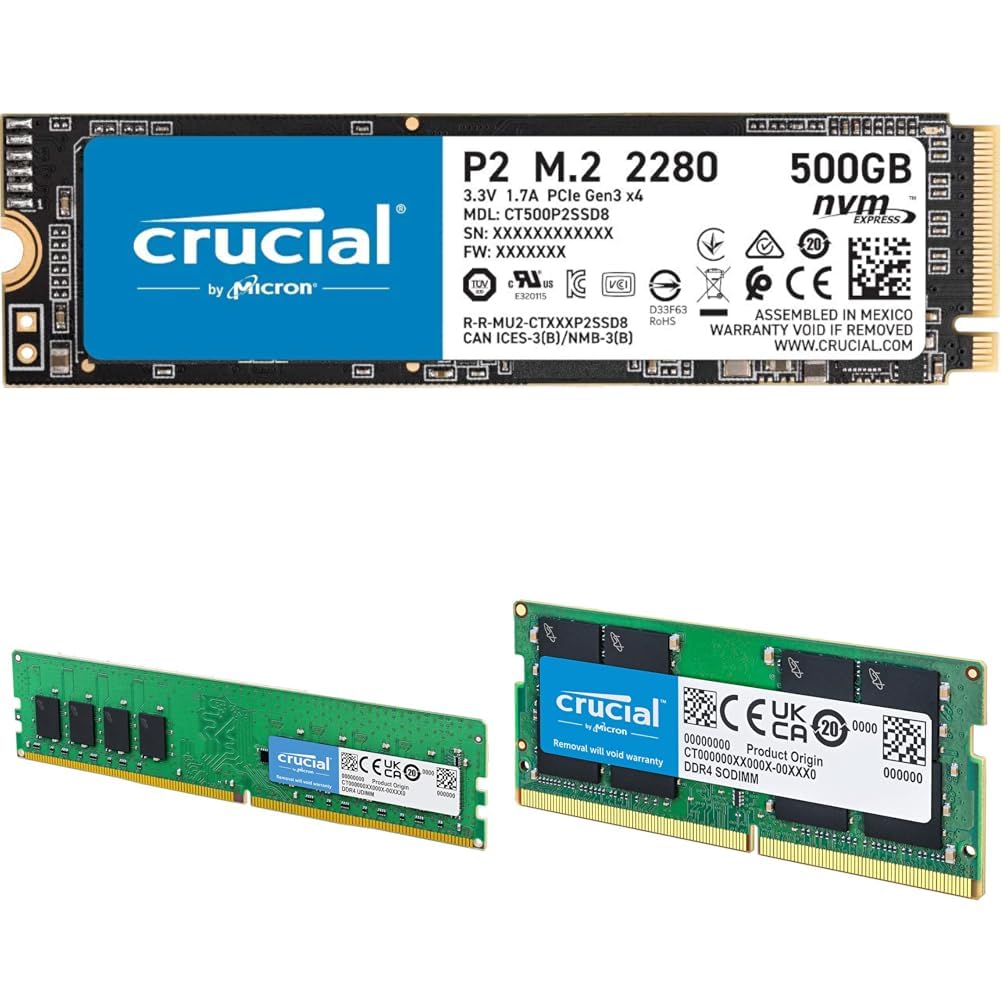 Amazon.in: Buy Crucial P2 500GB 3D NAND NVMe PCIe M.2 SSD Up to