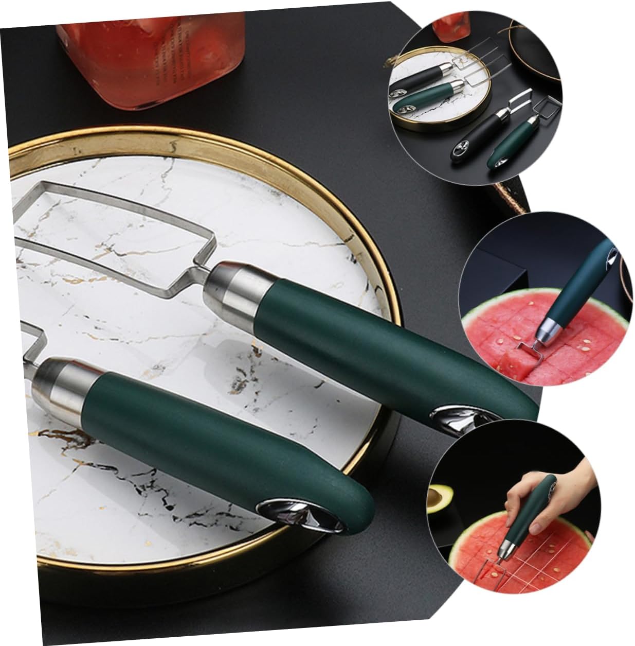 Ciieeo Watermelon Cutter Tool with 304 Stainless Steel for Quick Cutting
