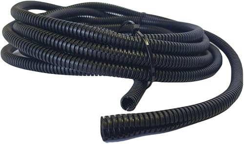 SiRCONY Flexible Split Cable Sleeving Conduit, Easy Installation, Durable Built, Heat-Resistant, Fire-Resistant, Lightweight Design, Easy Maintenance, 20mm / 5m