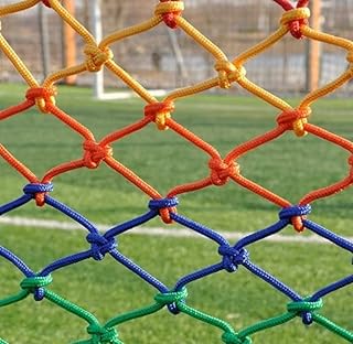 GEIRONV 10m Garden Decoration Net, Climbing Hammock Swing Rope Net Outdoor Balcony Decoration Net Kindergarten Stair Anti-Drop Net Protection Rope Net (Color : 4mm Rope, Size : 10 cm mesh)