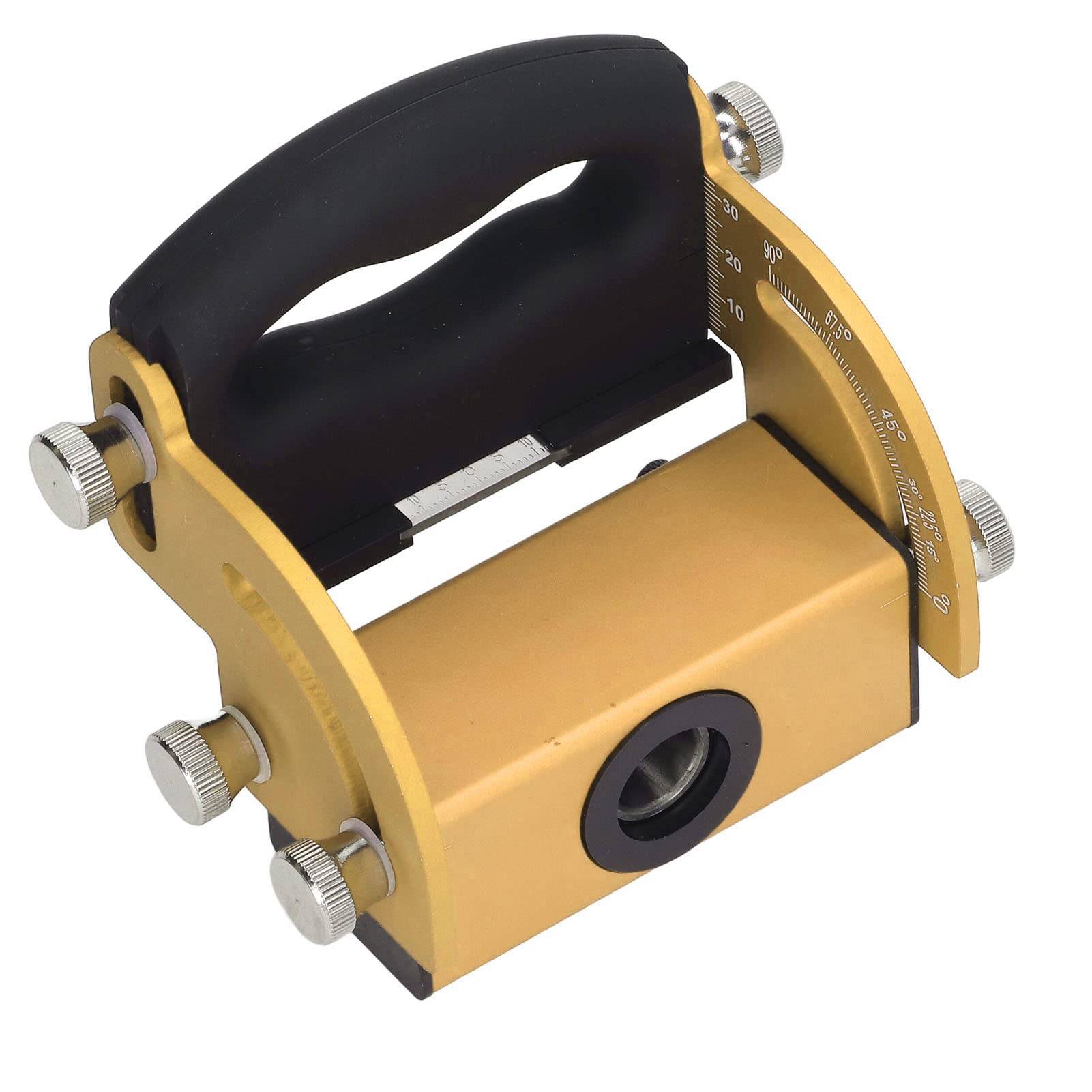 Woodworking Hole Locator Aluminum Alloy 0 90° C Sc Positioner for Inclined Hole Black Woodworking Hole LocatorInclined Hole LocatorWoodworking PositionerHole LocatorDrilling (Red) (Black) (Silver)