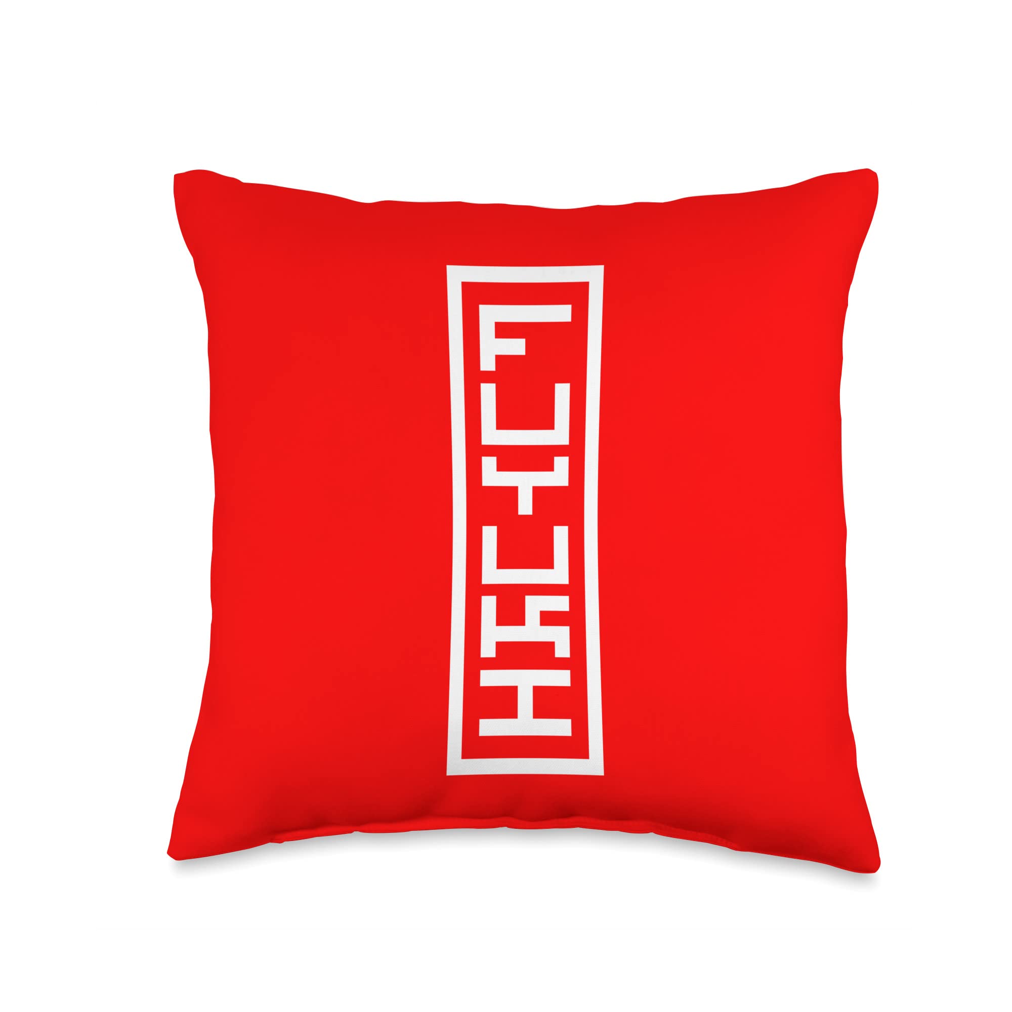 Japan Japanese Name Fuyuki Hanko Inkan Signature Style Throw Pillow