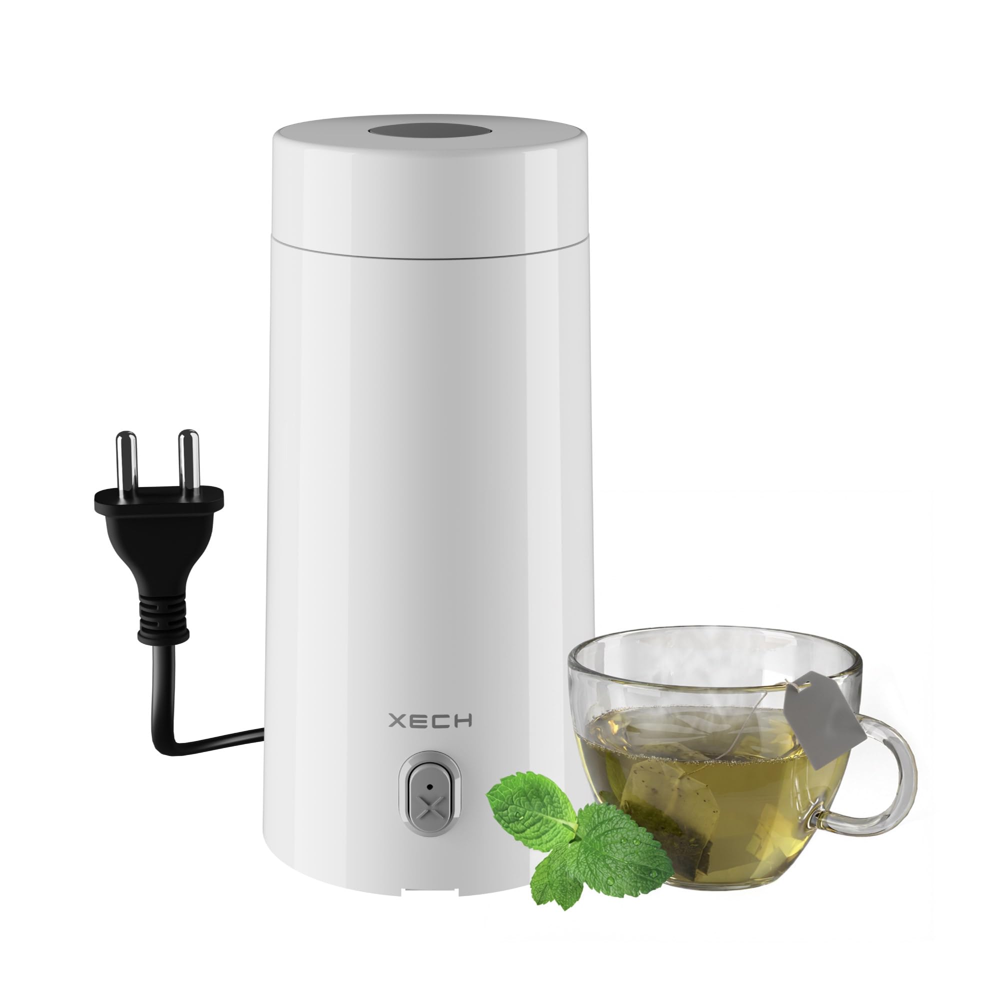 XECH Portable Electric Kettle 300ml | Mini Electric Kettles for Hot Water | Small Travel Kettle with In-Built Cable | Bottle-Shaped Kettle for Tea, Coffee | Travel Accessories (Hydroboil Mini)