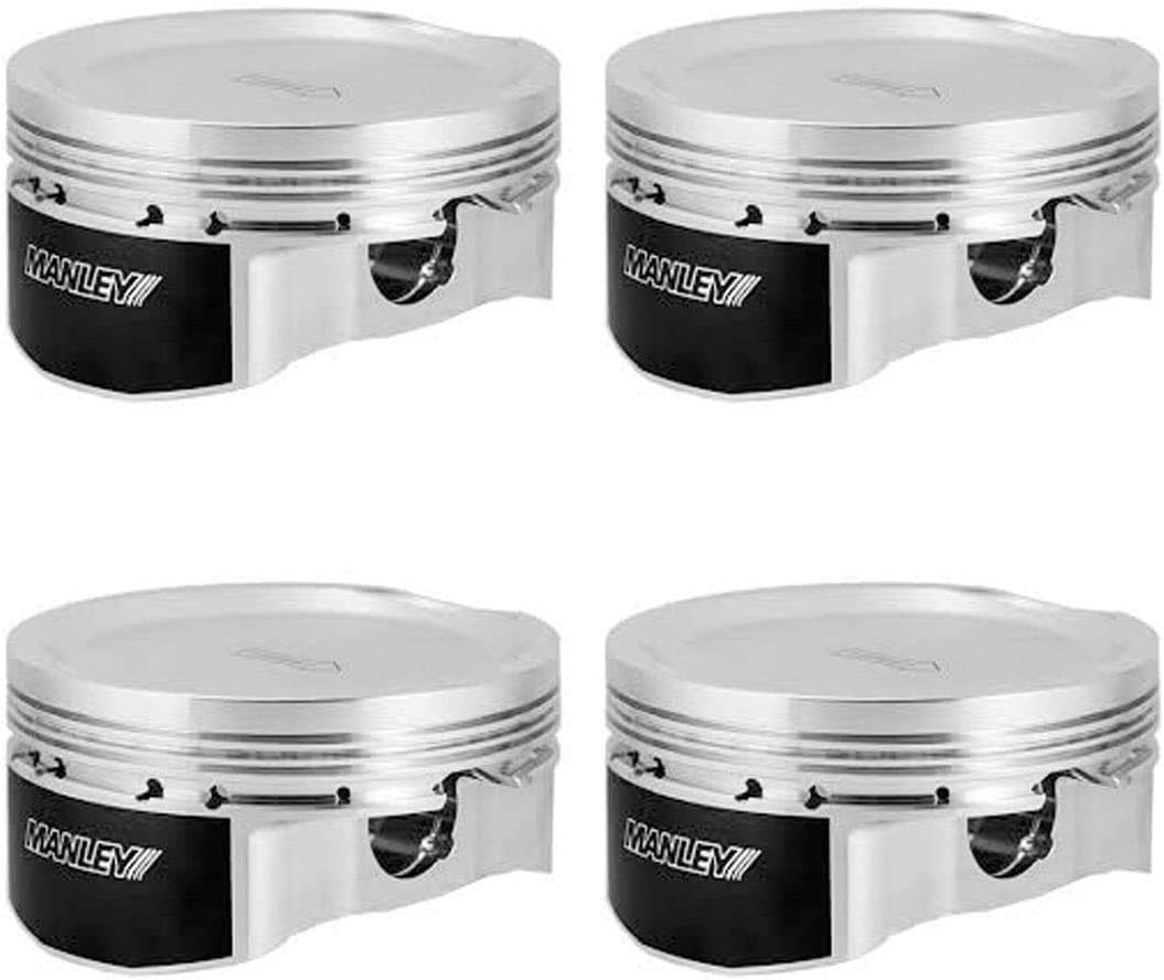 Manley 621002C-4 Dish Piston Set with Rings