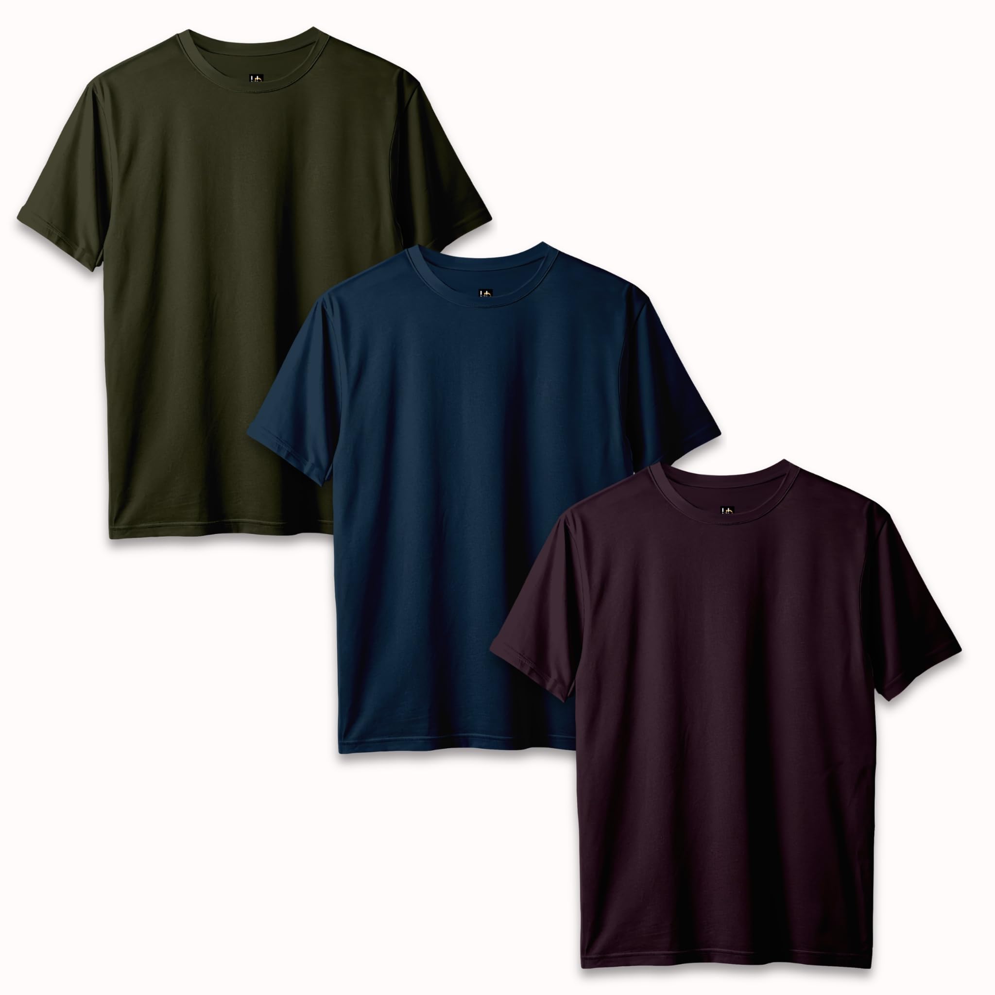 Unisex Solid Cotton T-Shirts – Stylish Comfortable Round Neck Regular Fit Casual Wear for Men & Women Everyday Wardrobe Essential-image-41