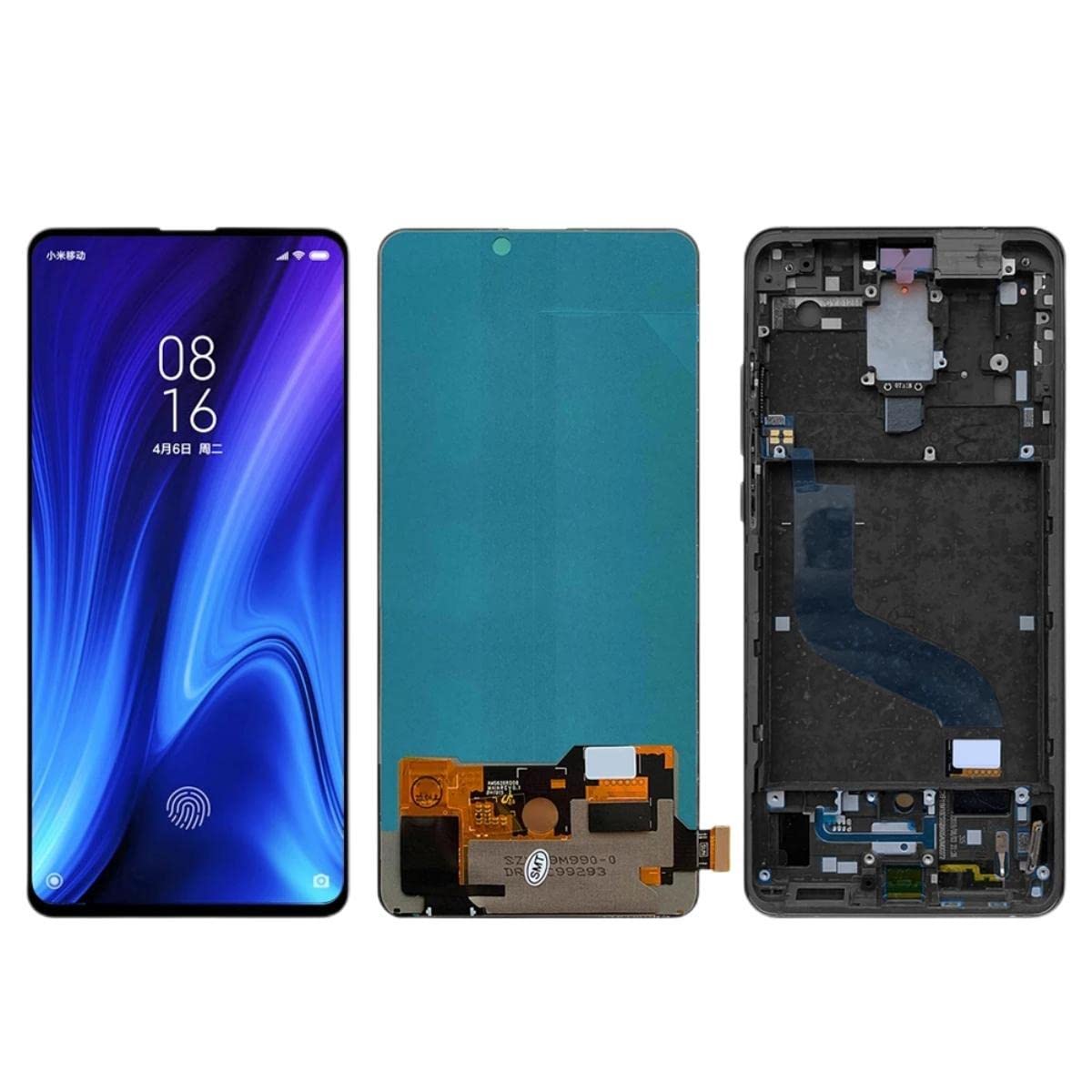 Vitre Arrière Rouge pour Xiaomi Mi 9T / Mi 9T Pro avec Adhésif Inclus