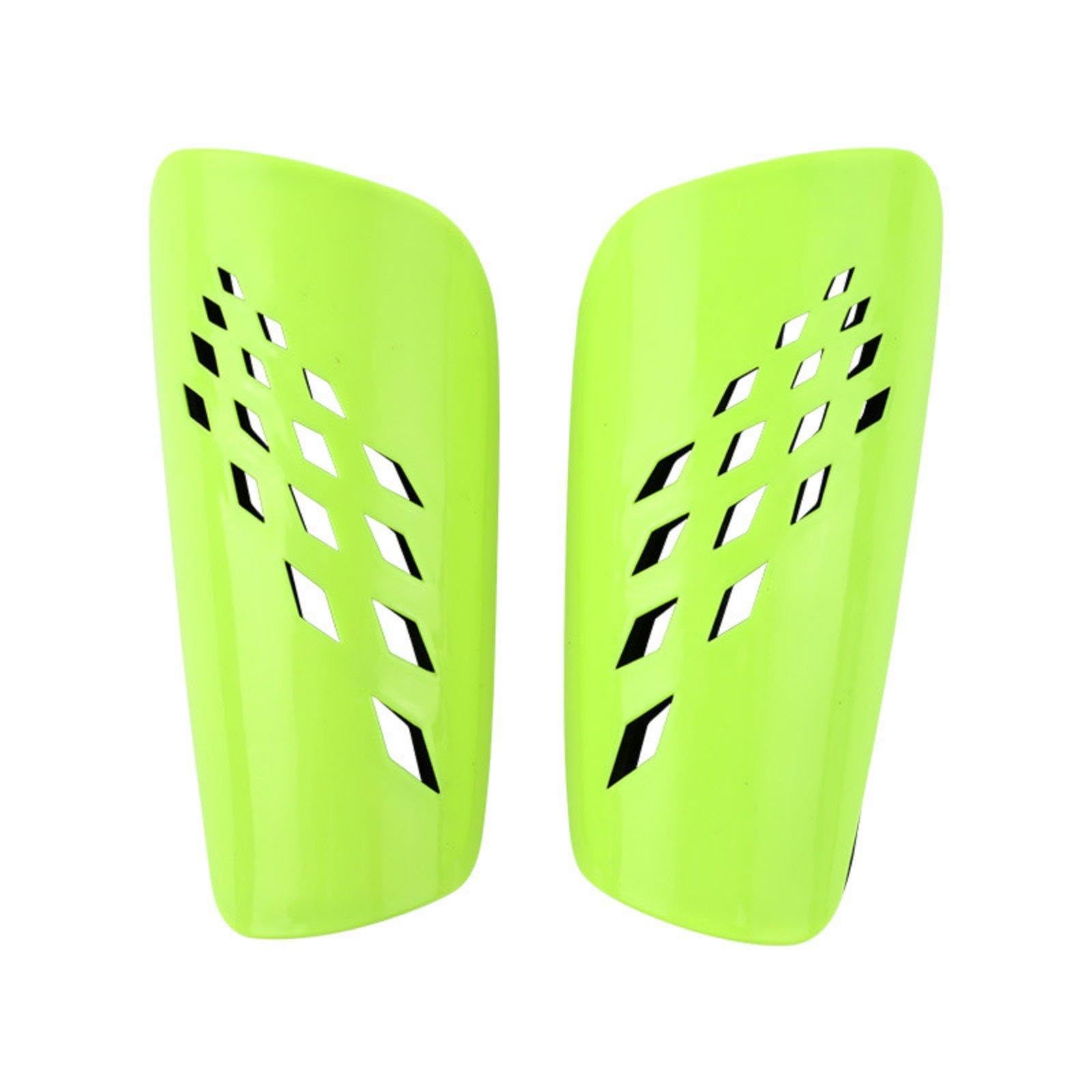 Breathable Shin Guard Sleeve Flexible Textile Perforated Shin Guard Ventilated Thickened Soccer Leg Protector for Football Fluorescent Yellow L|Sporting Goods| Team Sports| Soccer| Clothi-picture-31
